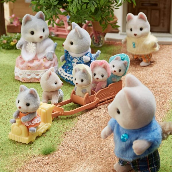 Sylvanian Families - Hermanos Husky en Tandem - Imagen 2