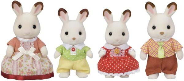 Sylvanian Families - Familia Conejo Chocolate - Imagen 2