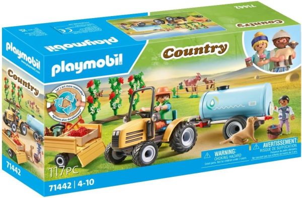 Playmobil Tractor con Trailer y Cisterna