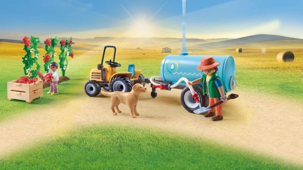 Playmobil Tractor con Trailer y Cisterna - Imagen 3